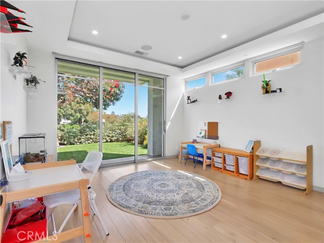 Office/playroom overlooking the front yard.