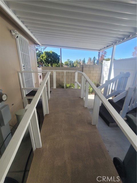 Ramp Access from Carport Area