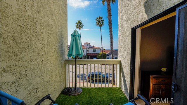 Upstairs patio