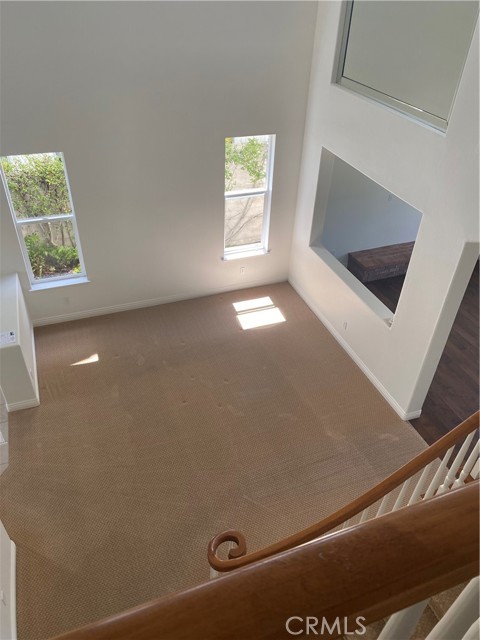 Top of the stairs looking onto the living room