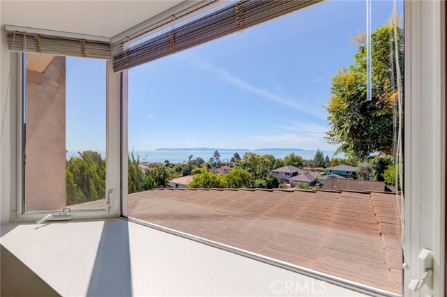 Bay window master bedroom view