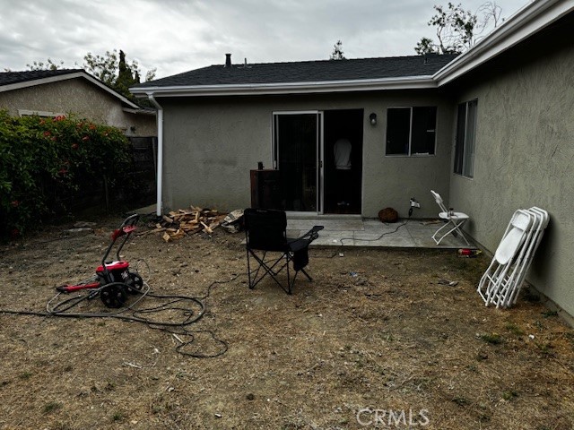 From backyard toward family room