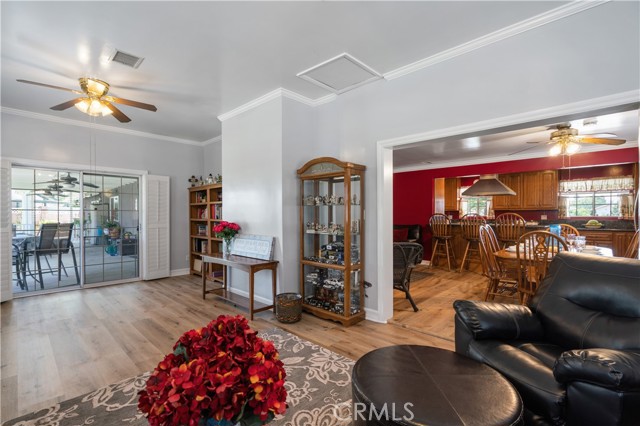 CROWN MOLDING THROUGHOUT. RECESSED LIGHTING, OPEN LAYOUT