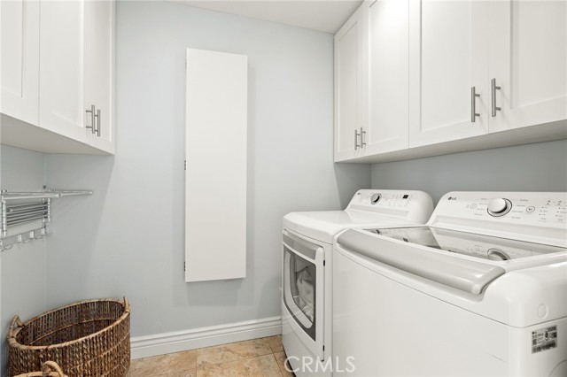 Main floor washer and dryer.