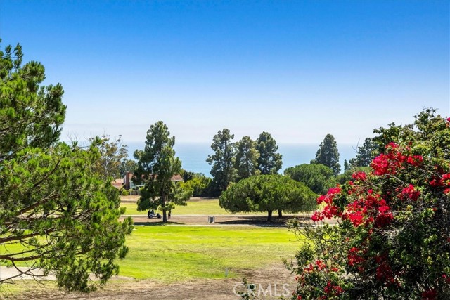 Golf course view with ocean beyond!
