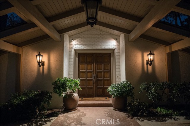 Front Entry at Night