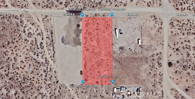 Detail Gallery Image 2 of 6 For 0 Ave R8 Vic 132nd Ste, Sun Village,  CA 93543 - – Beds | – Baths