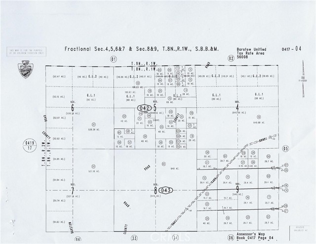 Detail Gallery Image 1 of 1 For 11 Osage, Barstow,  CA 92311 - – Beds | – Baths