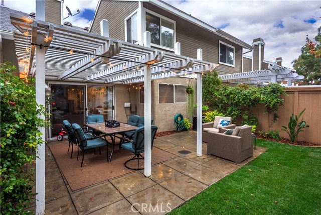 Plenty of outdoor living in this sunny backyard. Bring the party outside and cook on the barbeque while dining al fresco with friends.