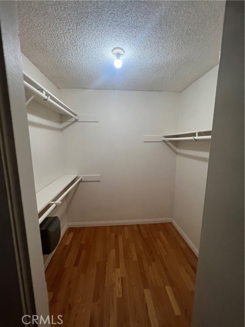 walk in closet in the bedroom