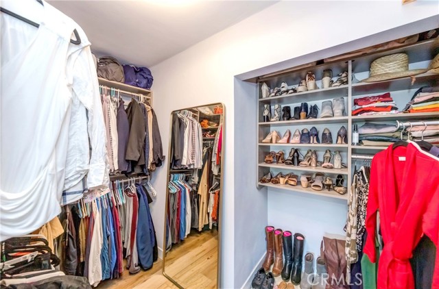 Master walk-in closet