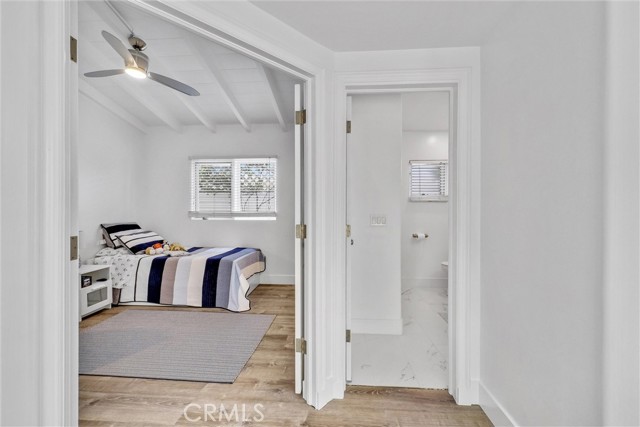Bedroom 2 with double-door entry