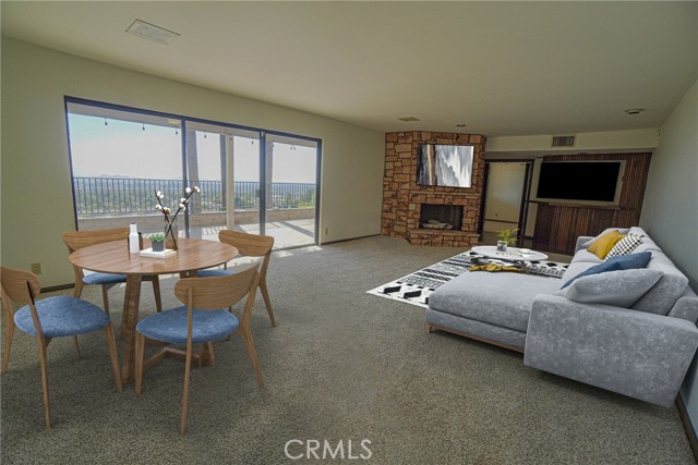 Room has been digitally staged