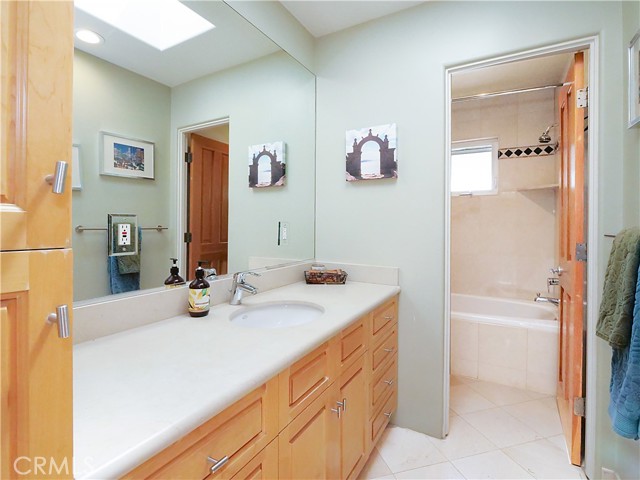 Second Full Bathroom with Skylight