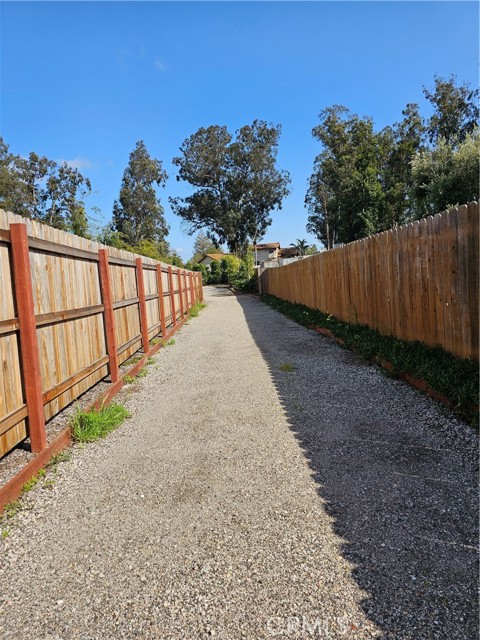 Driveway to Rear of Property