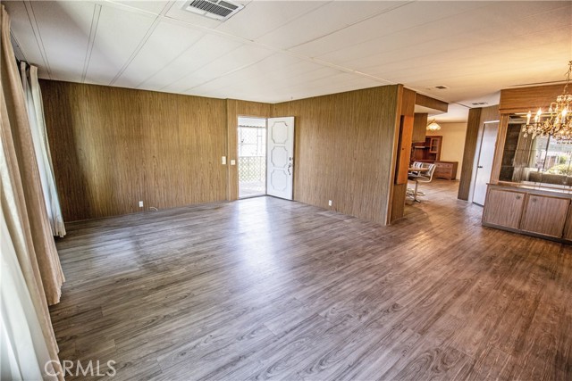 Large open living room