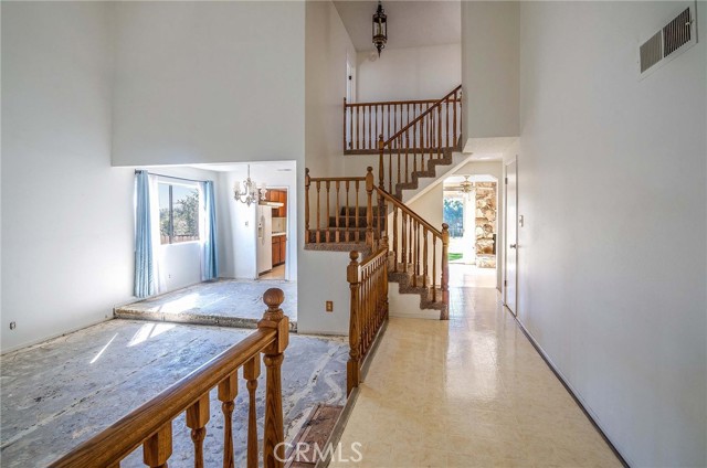 Architecturally unique, this staircase flaunts the beauty in this home!