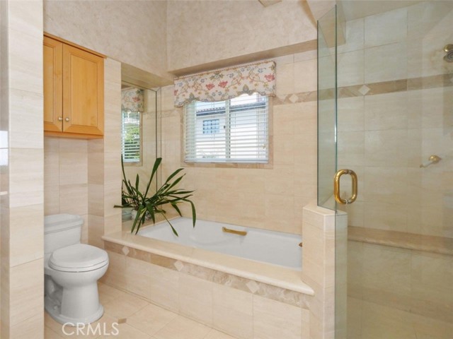 Bathtub & Shower in Primary Bathroom