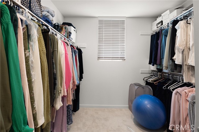 Spacious walk-in closet!