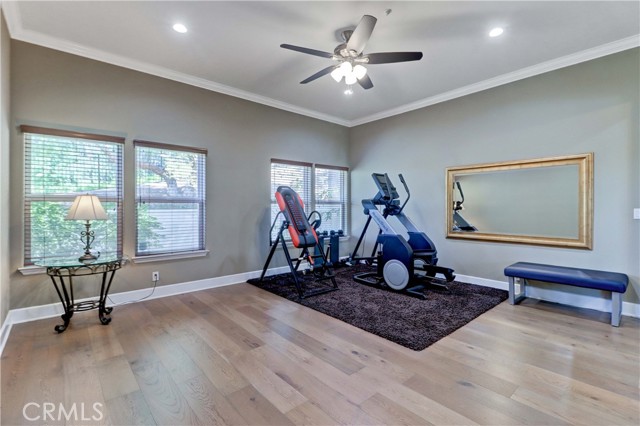 Bedroom 2...North Wing (2nd Naster, currently being used as a workout room)