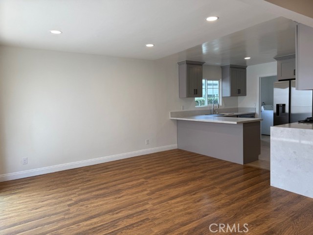 Formal dining area adjacent to the kitchen