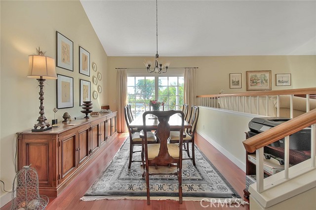 Dining room French door slider to side yard