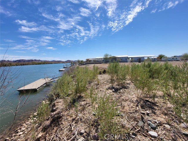 Property's private dock - view from down river