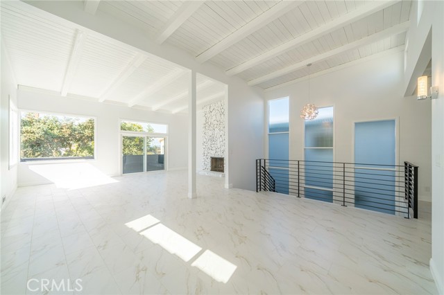 Living room to back balcony