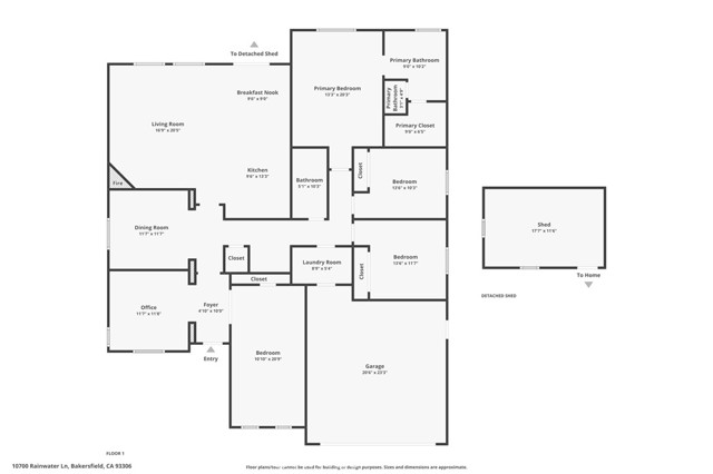 Detail Gallery Image 38 of 38 For 10700 Rainwater Ln, Bakersfield,  CA 93306 - 3 Beds | 2 Baths