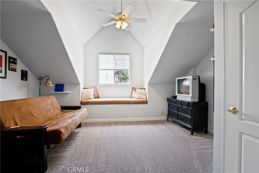 Bedroom with seating area