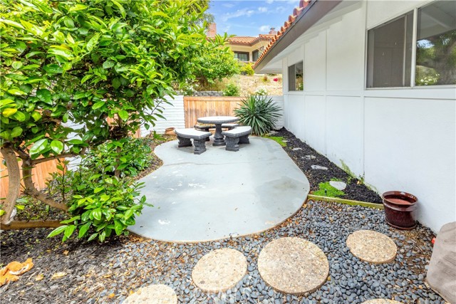 Front yard patio