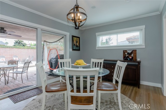 Dining area with lots of natural light