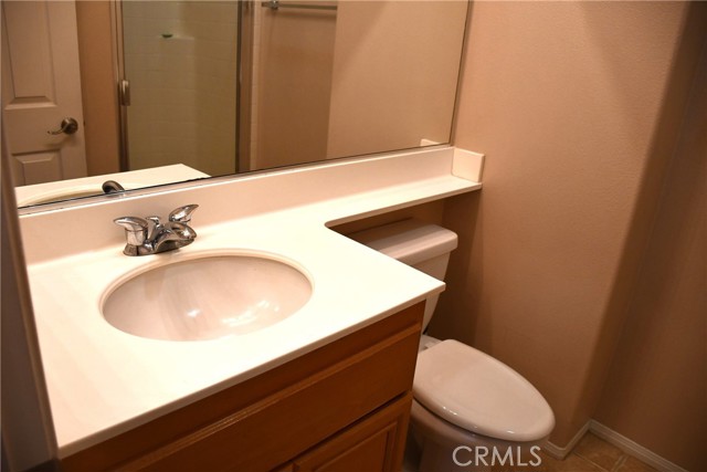 bathroom by front door