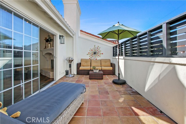 Upstairs Patio off living room