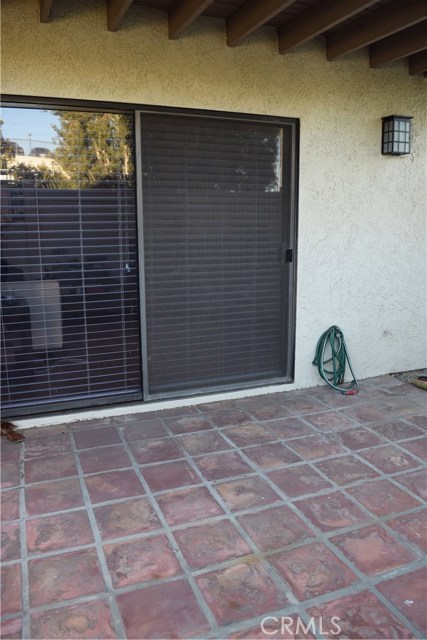 Patio accessed through sliders off the livingroom.