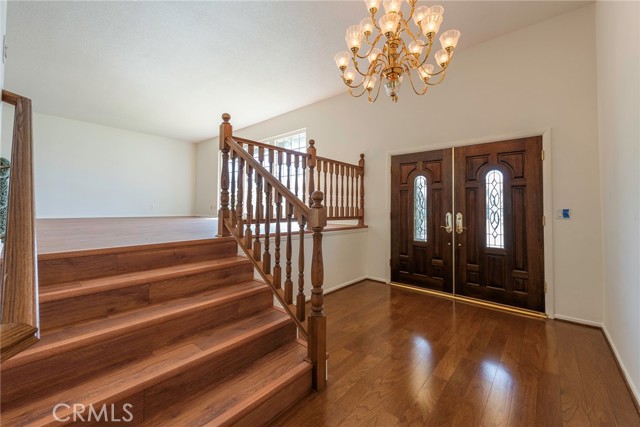 Entry way facing door