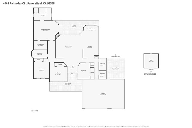 Detail Gallery Image 70 of 70 For 4401 Palisades, Bakersfield,  CA 93308 - 4 Beds | 3 Baths