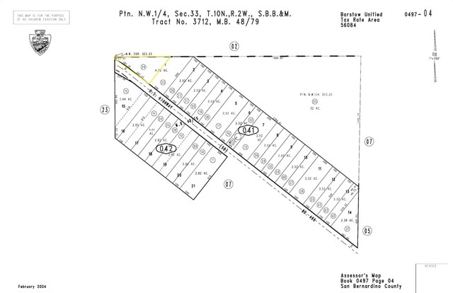 Detail Gallery Image 2 of 3 For 0 Hwy 58, Barstow,  CA 92311 - – Beds | – Baths