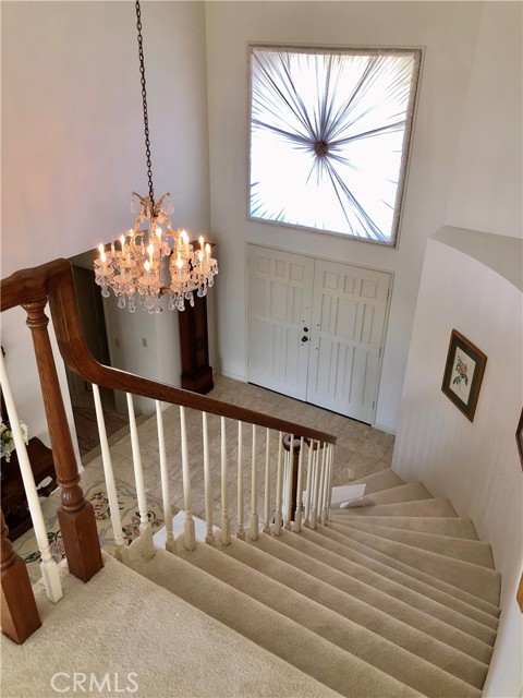 Stairs leading to second level