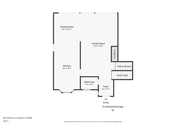 6231 Monita Street, Long Beach, California 90803, 4 Bedrooms Bedrooms, ,1 BathroomBathrooms,Single Family Residence,For Sale,Monita,PW24050312