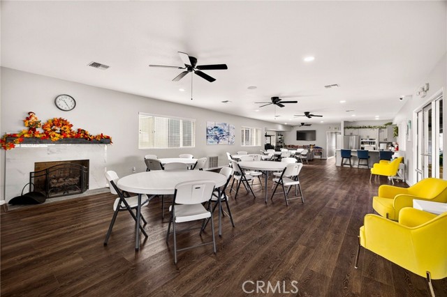 Enjoy social activities in the community rec room