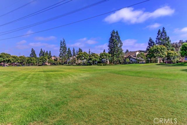 Park next door has huge grass area.