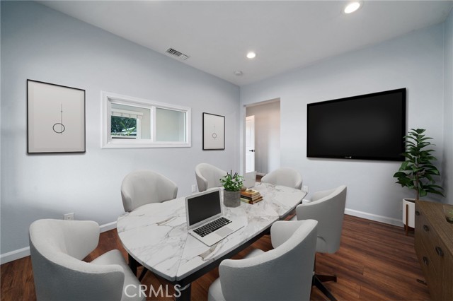 Conference room angle 2: Image has been digitally enhanced with virtual Staging