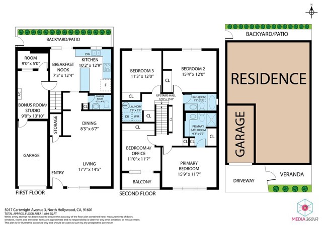 Detail Gallery Image 45 of 45 For 5017 Cartwright #3,  North Hollywood,  CA 91601 - 4 Beds | 2/1 Baths
