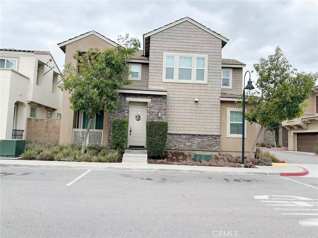 Welcome to Rancho Cucamonga's desirable Day Creek Square Community, this is a Detached Corner-unit. This house has been upgraded in many places. There is a bedroom and bathroom downstairs. The spacious and bright living room is connected to the dining room. There are two French doors leading to the front and back yards. The kitchen is equipped with beautiful white cabinets and marble countertops, and a large island. Here you can enjoy a wonderful breakfast with your family and start a beautiful day. There is a spacious loft space, laundry room, and 3 bedrooms on the second floor. The Day Creek Square is a resort-style community with sparkling pools and spas, waterfront seating areas, BBQ areas, ball fields and children's playground. The location is very convenient, with Victoria Gardens just a stone's throw away. The 15 and 210 freeways are both within a few minutes' drive. With highly rated schools and low taxes, this is a very rare property.