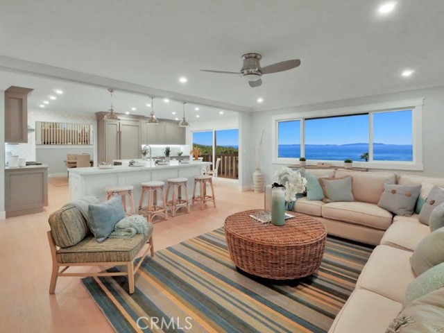 Panoramic ocean/Catalina views from kitchen and family room