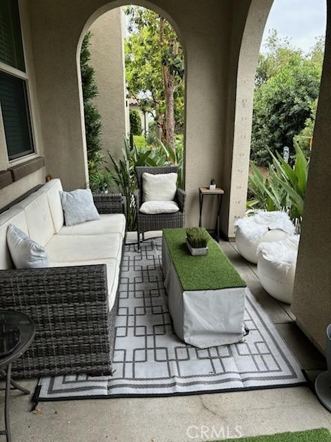 Front patio area.