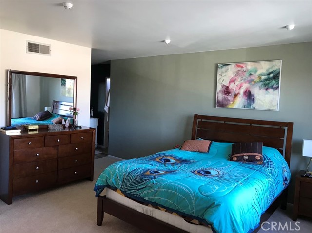 Master bedroom toward bathroom area