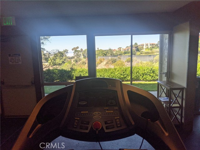 work out to a lovely pastoral view!