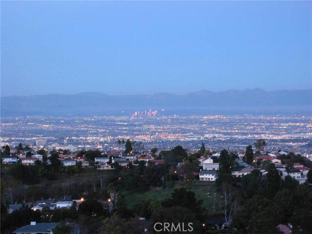 View of Downtown LA taken at twilight mid summer